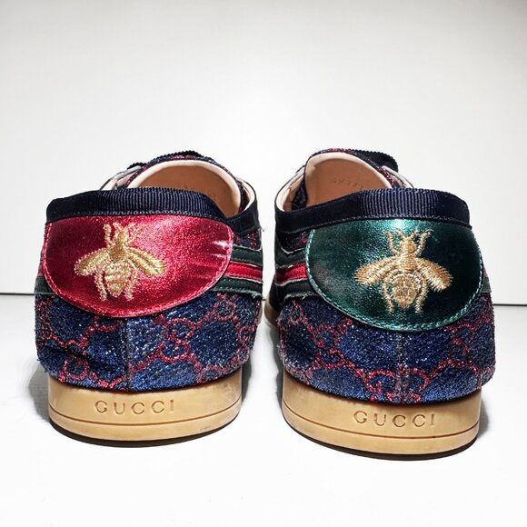 Gucci GG Glitter Bee Sneakers (Men’s) - Picture 3 of 10